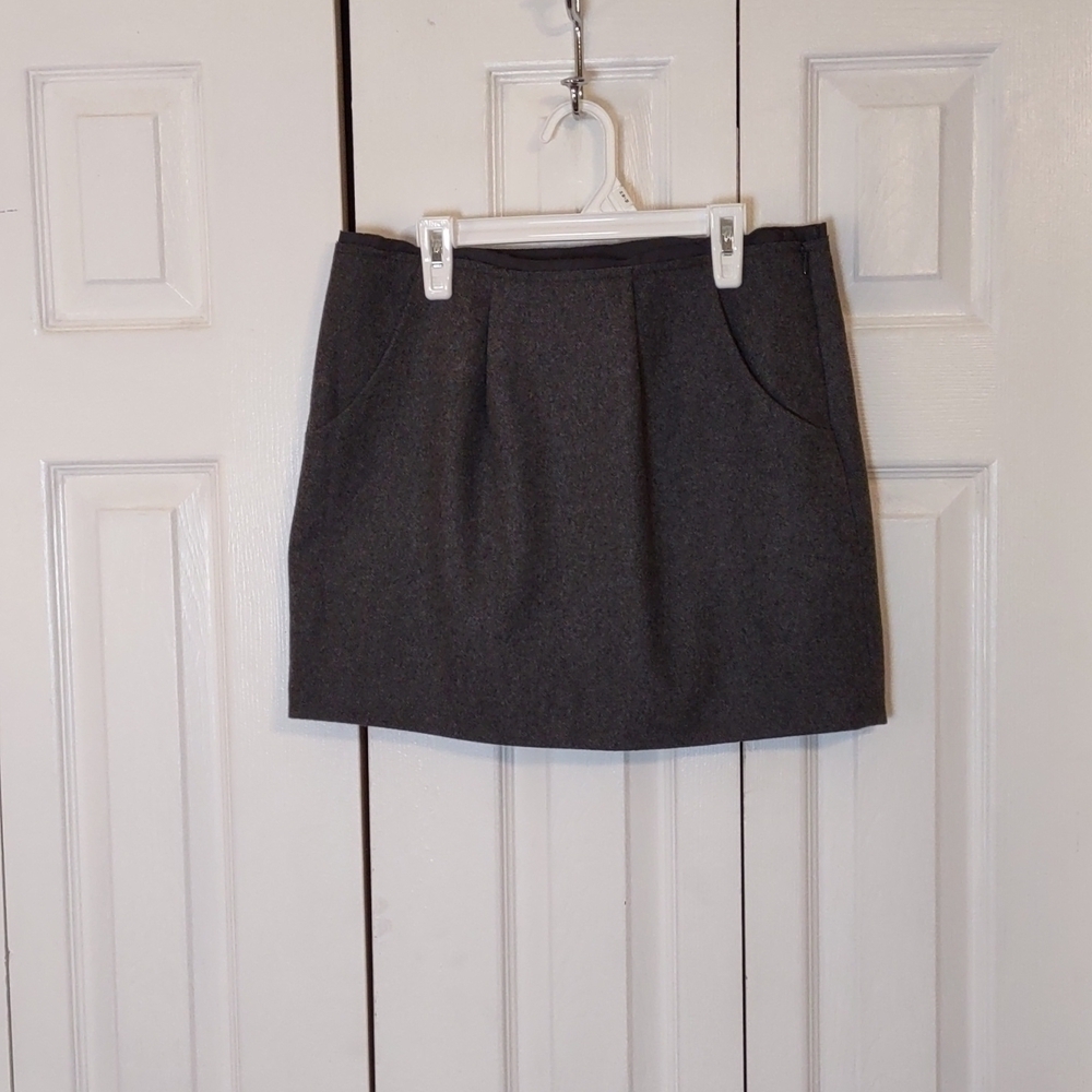 J Crew Wool blend mini skirt